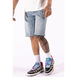 Serenede Denim Short Jeans Paint Splatter Men’s Size 40